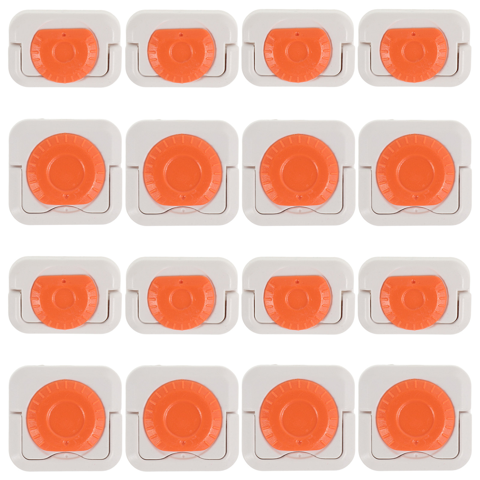 Outlet Cover Childproof - 24 Peças Protetores de Tomada Laranja