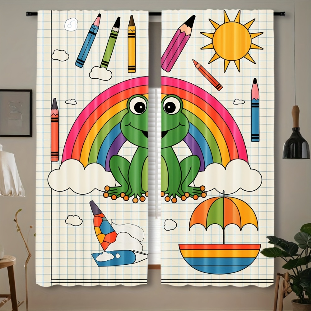 Baby Nursery Colors - Decoração de Janela com Cortina de