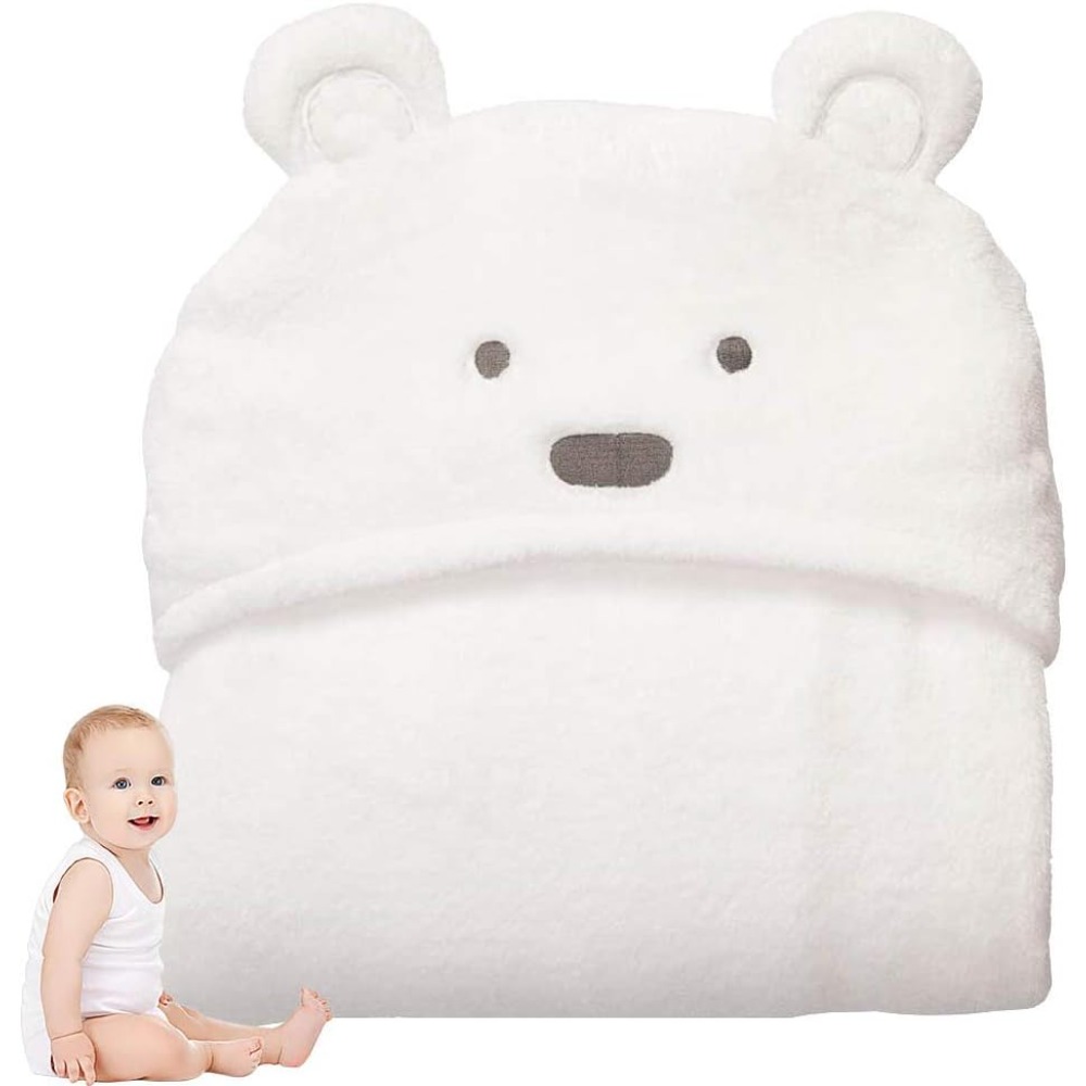 Baby Nursery Unisex - Toalha de banho com capuz de