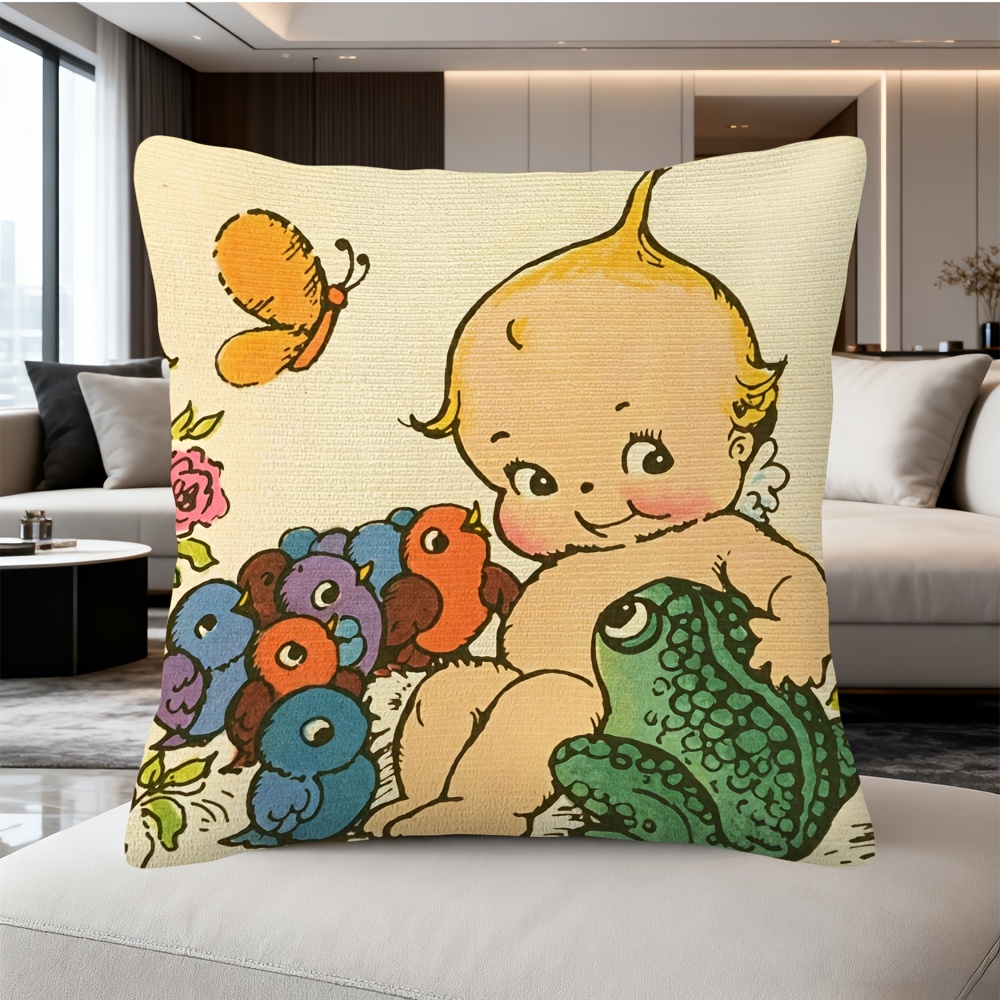 Baby Nursery Chair - Capa de Almofada Decorativa para Quarto