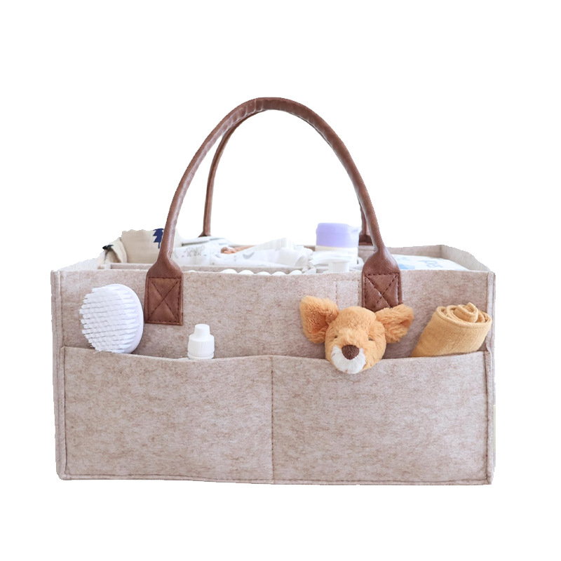 Baby Nursery Unisex - Cesto Organizador de Feltro para Berçário,