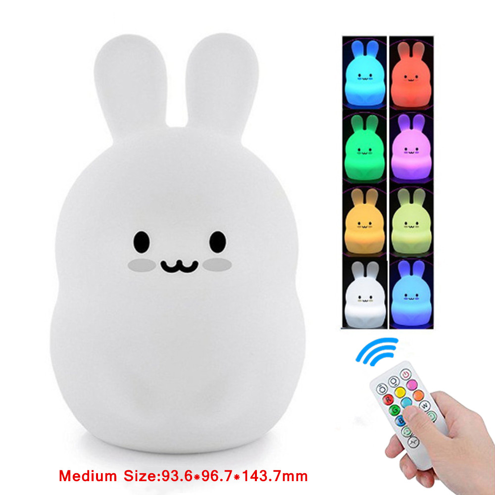 Baby Nursery Light - Sensor de toque coelho luz noturna