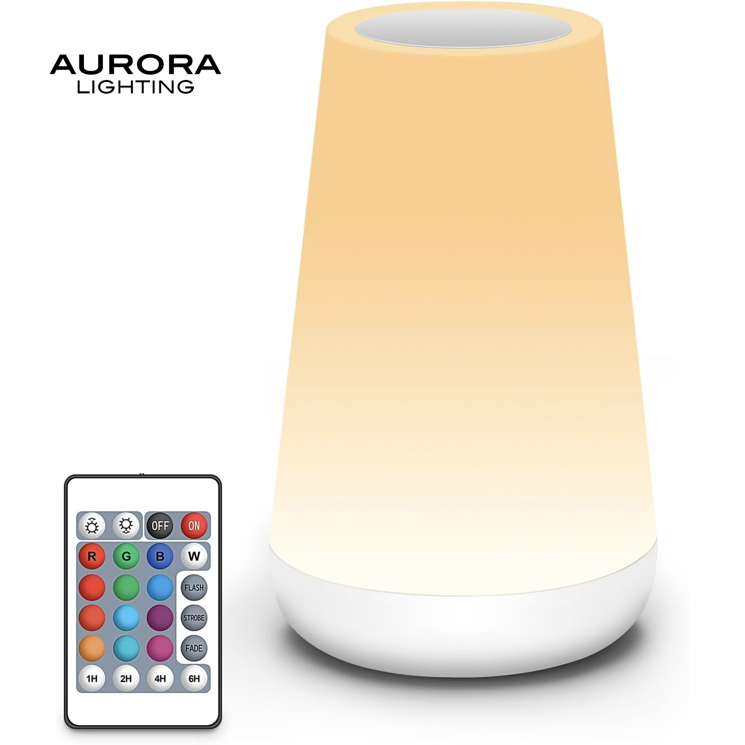 Baby Nursery Colors - Luz Noturna AURORA para Quarto, Lâmpadas