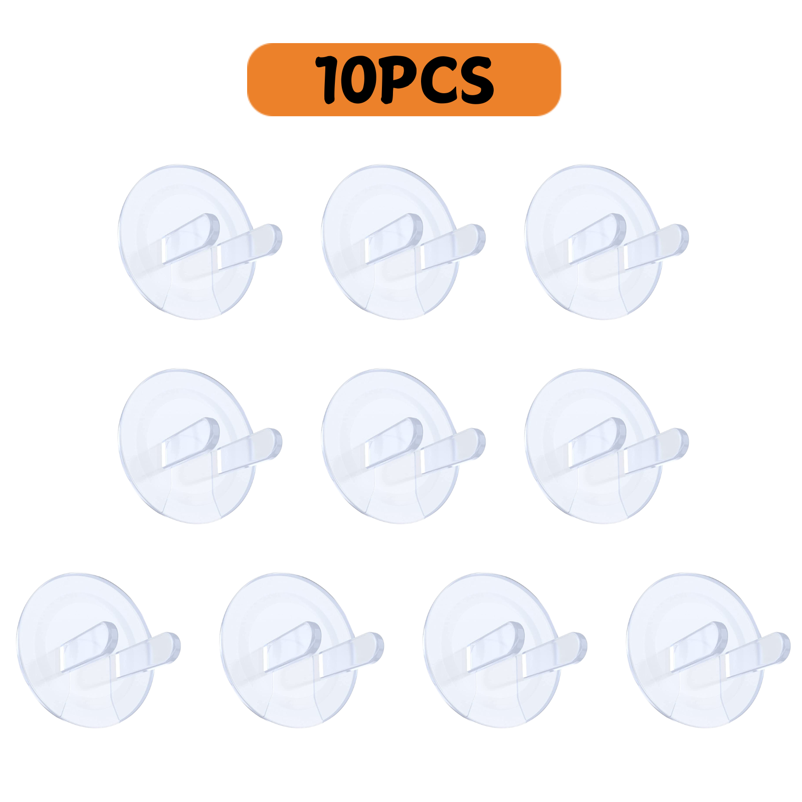Outlet Cover Childproof - 10 Protetores de Tomada, Padrão Americano,