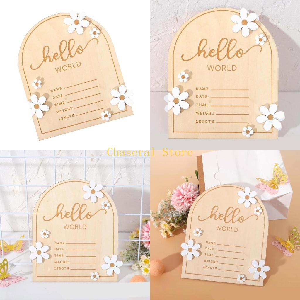 Baby Nursery Unisex - Placa E7CE Hello Sign para anúncios