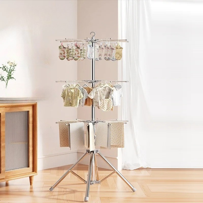 Baby Nursery Shelf - Rack de secagem de roupas de