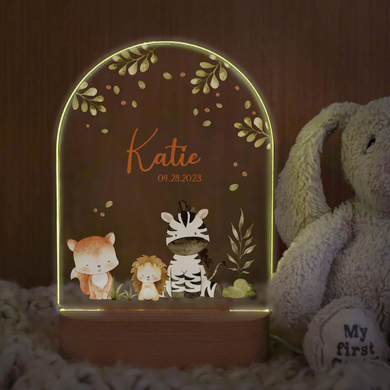 Nome personalizado luz da noit - Baby Nursery Light avaliação e preço