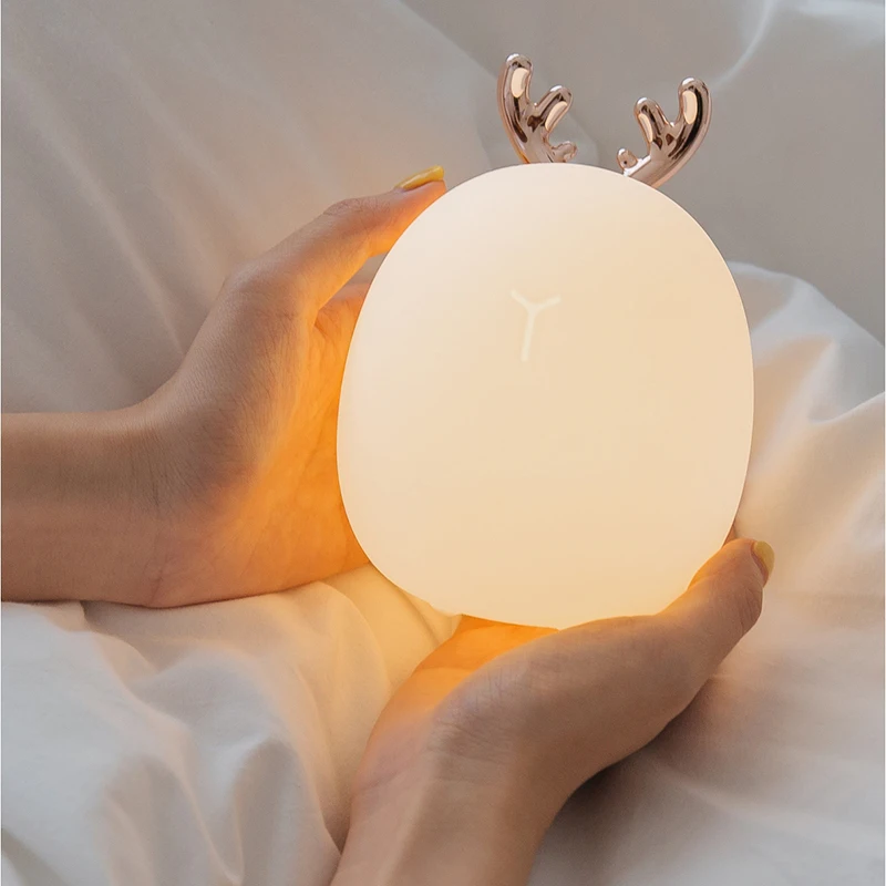 Silicone recarregável LED Nigh - Baby Nursery Light avaliação e preço
