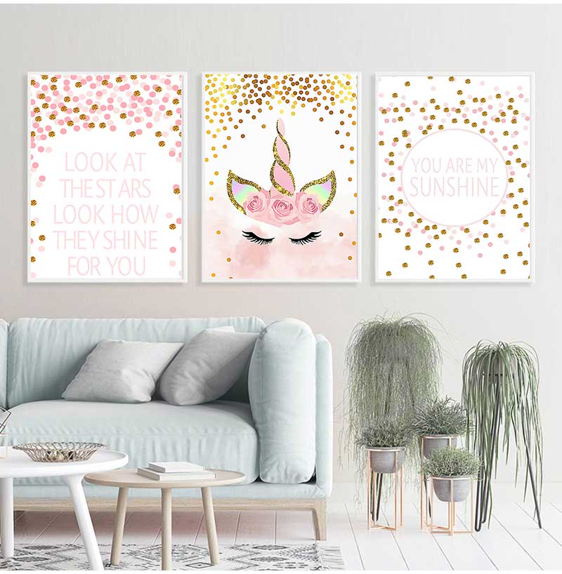 Quadro Decorativo para Quarto  - Baby Nursery Pink avaliação e preço