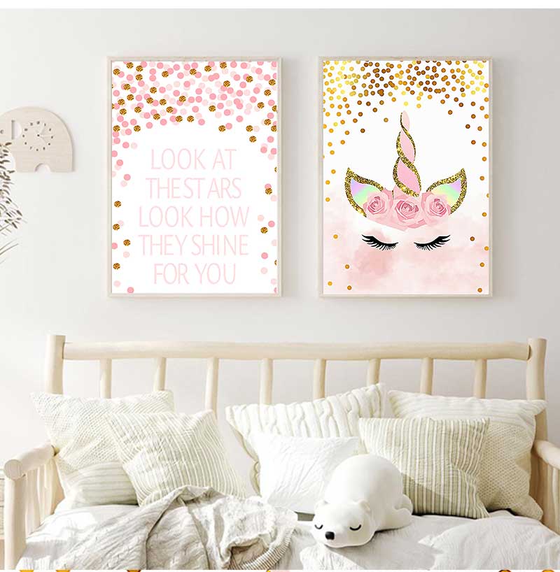 Quadro Decorativo para Quarto  - Baby Nursery Pink avaliação e preço