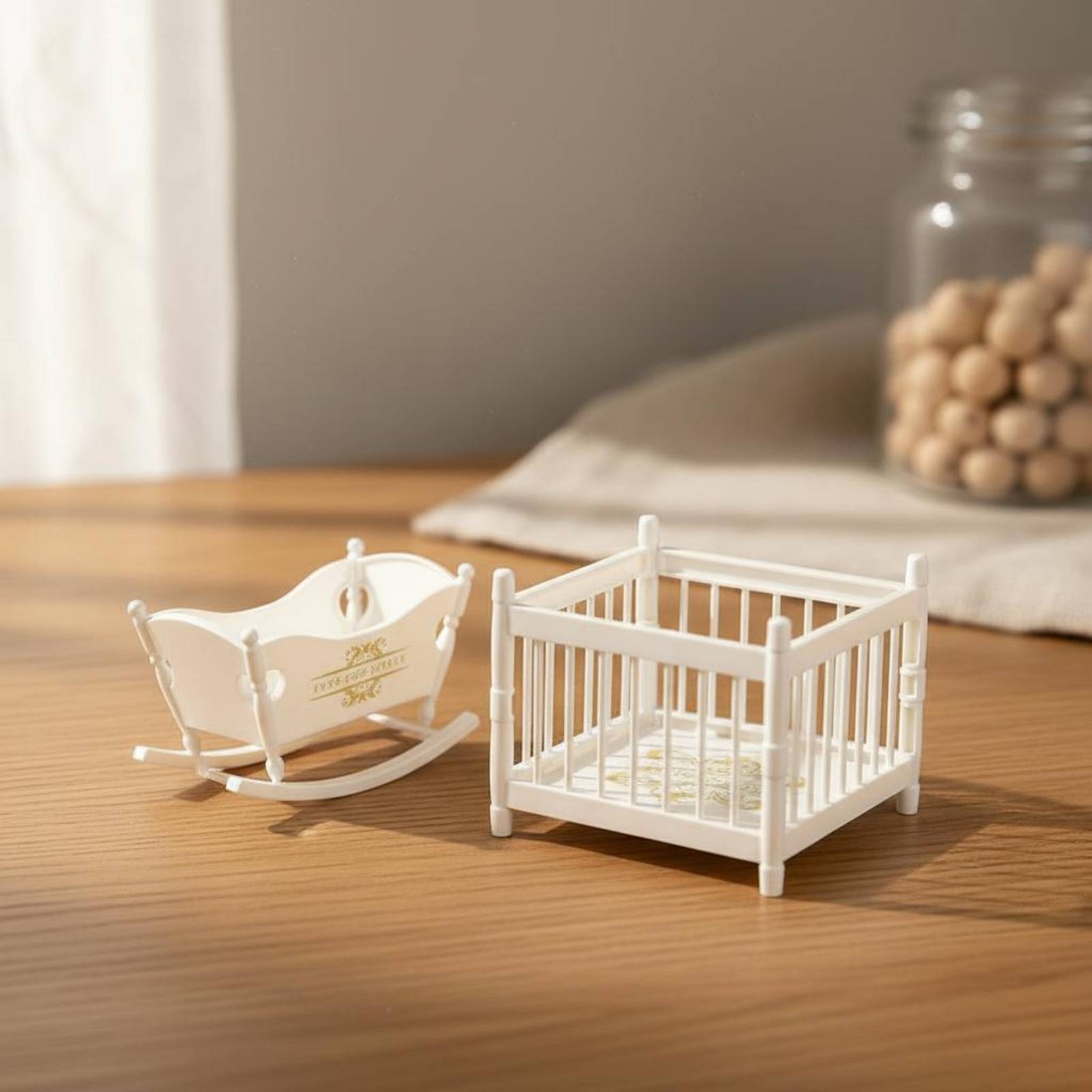 Conjunto de 2 Peças: Berço Min - Baby Nursery Furniture Sets avaliação e preço