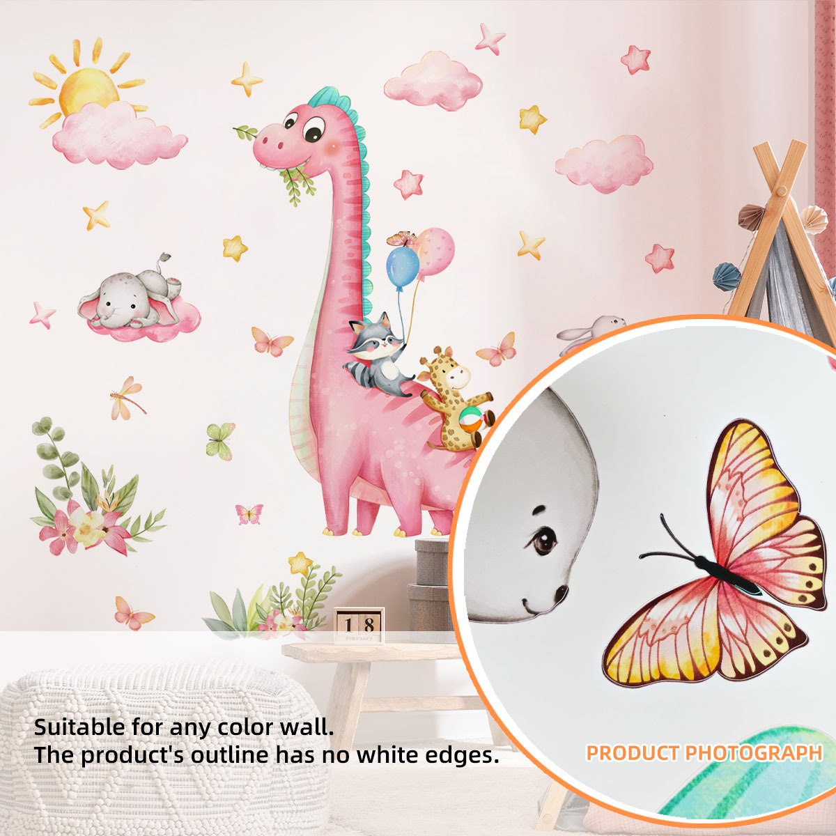 Grande dos desenhos animados r - Baby Nursery Pink avaliação e preço