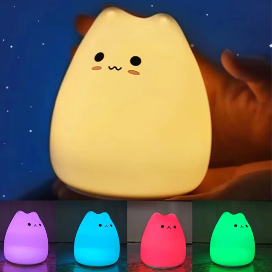 Led night tlight 7 cores macio - Baby Nursery Colors avaliação e preço