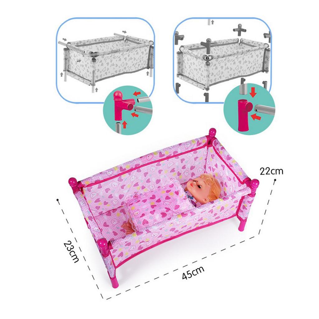 Simulação boneca cama berço mó - Baby Nursery Furniture Sets avaliação e preço