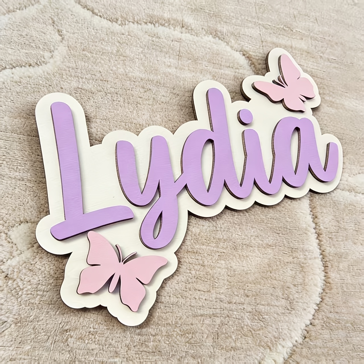 Placa de Porta Personalizada A - Baby Nursery Pink avaliação e preço