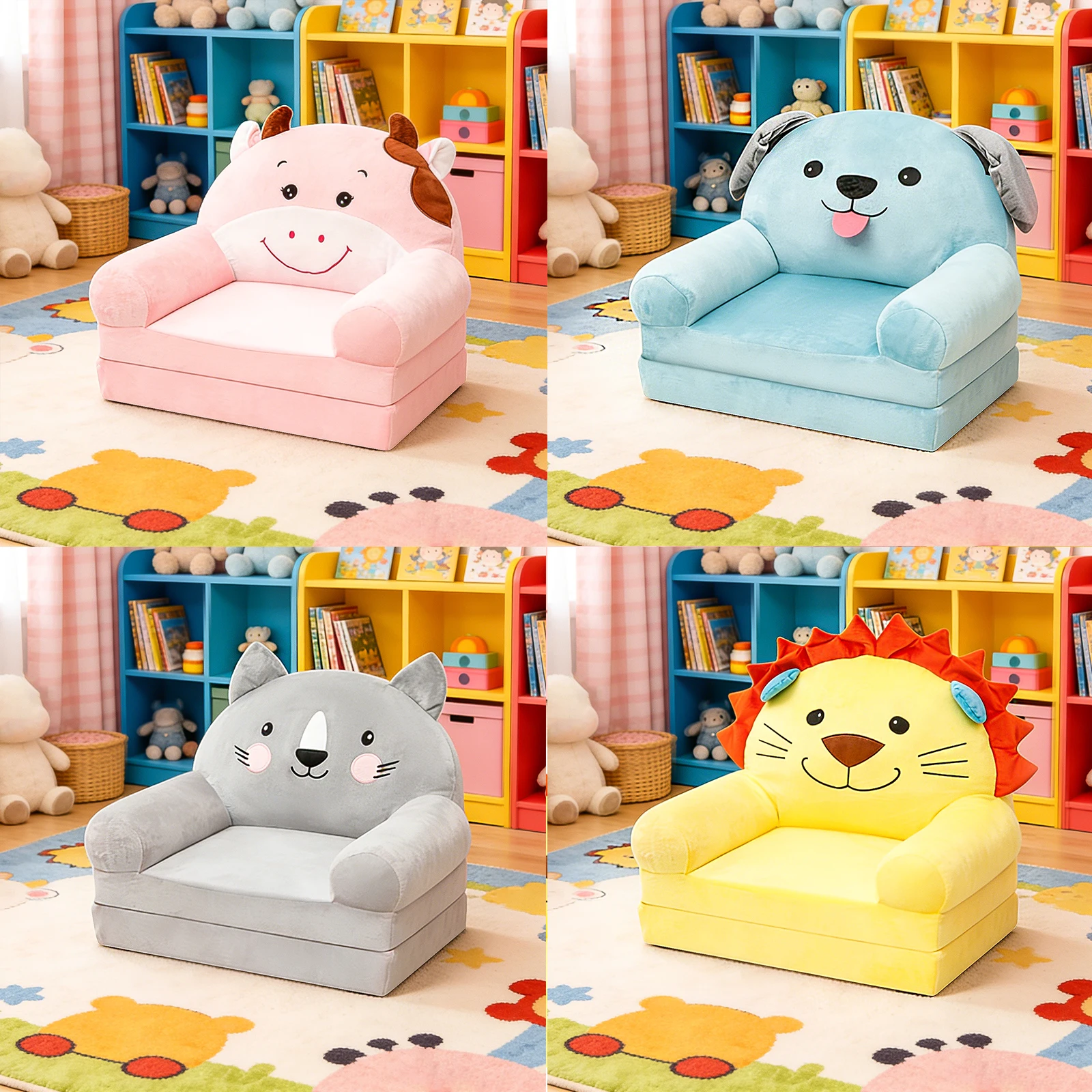 Dobrável crianças sofá cadeira - Baby Nursery Chair avaliação e preço