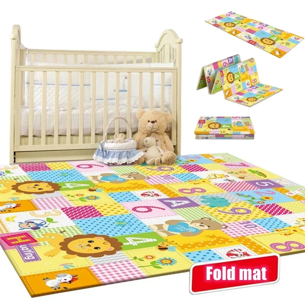 Não-tóxico dobrável tapete de  - Baby Nursery Mat avaliação e preço