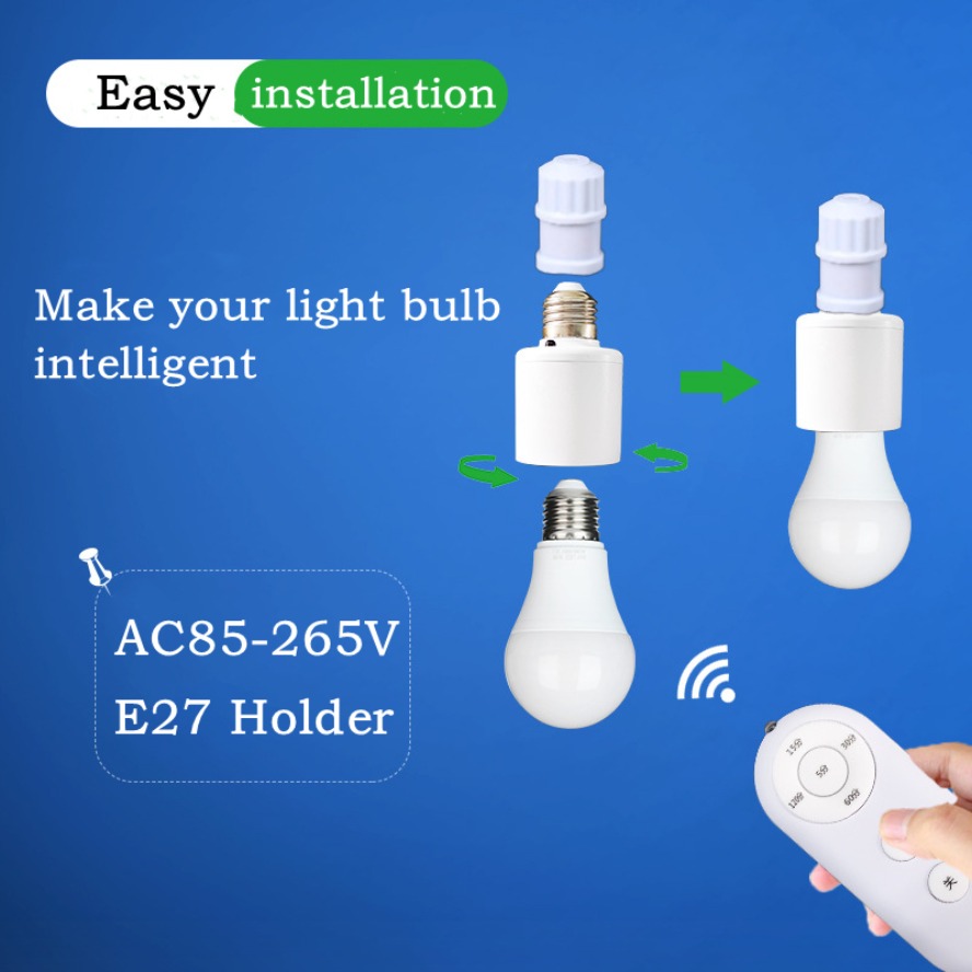 E27 60w controle remoto sem fi - Baby Nursery Light avaliação e preço