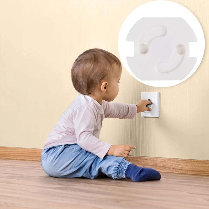 10 pçs tomada de energia da ue - Outlet Cover Childproof avaliação e preço