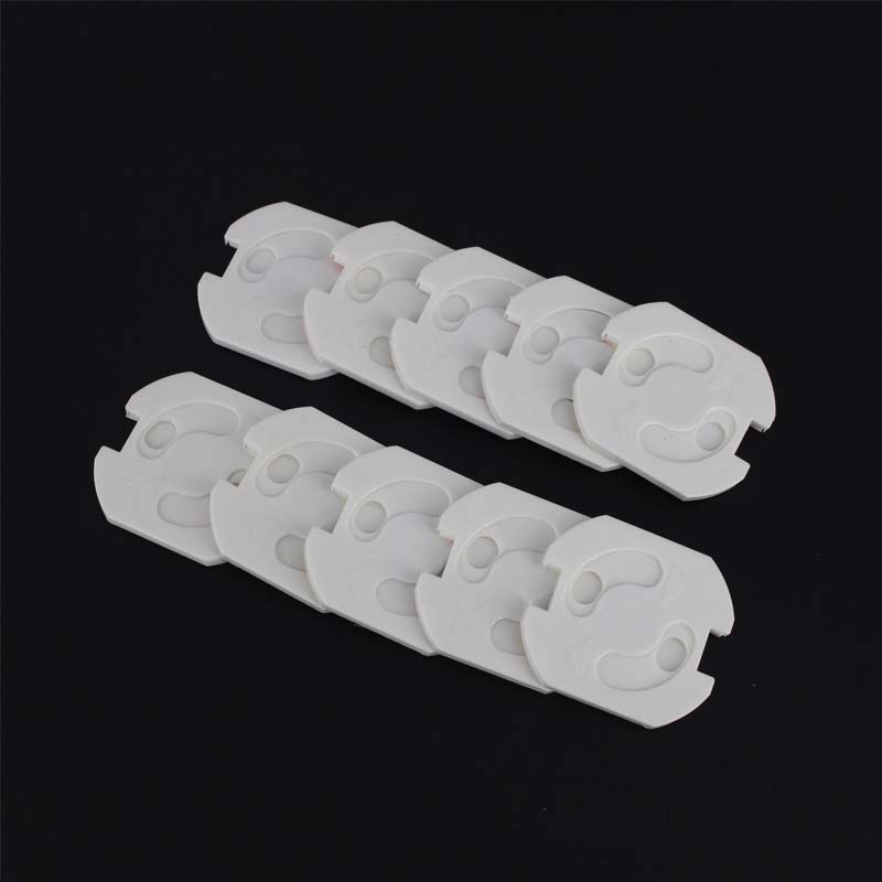 10 pçs tomada de energia da ue - Outlet Cover Childproof avaliação e preço