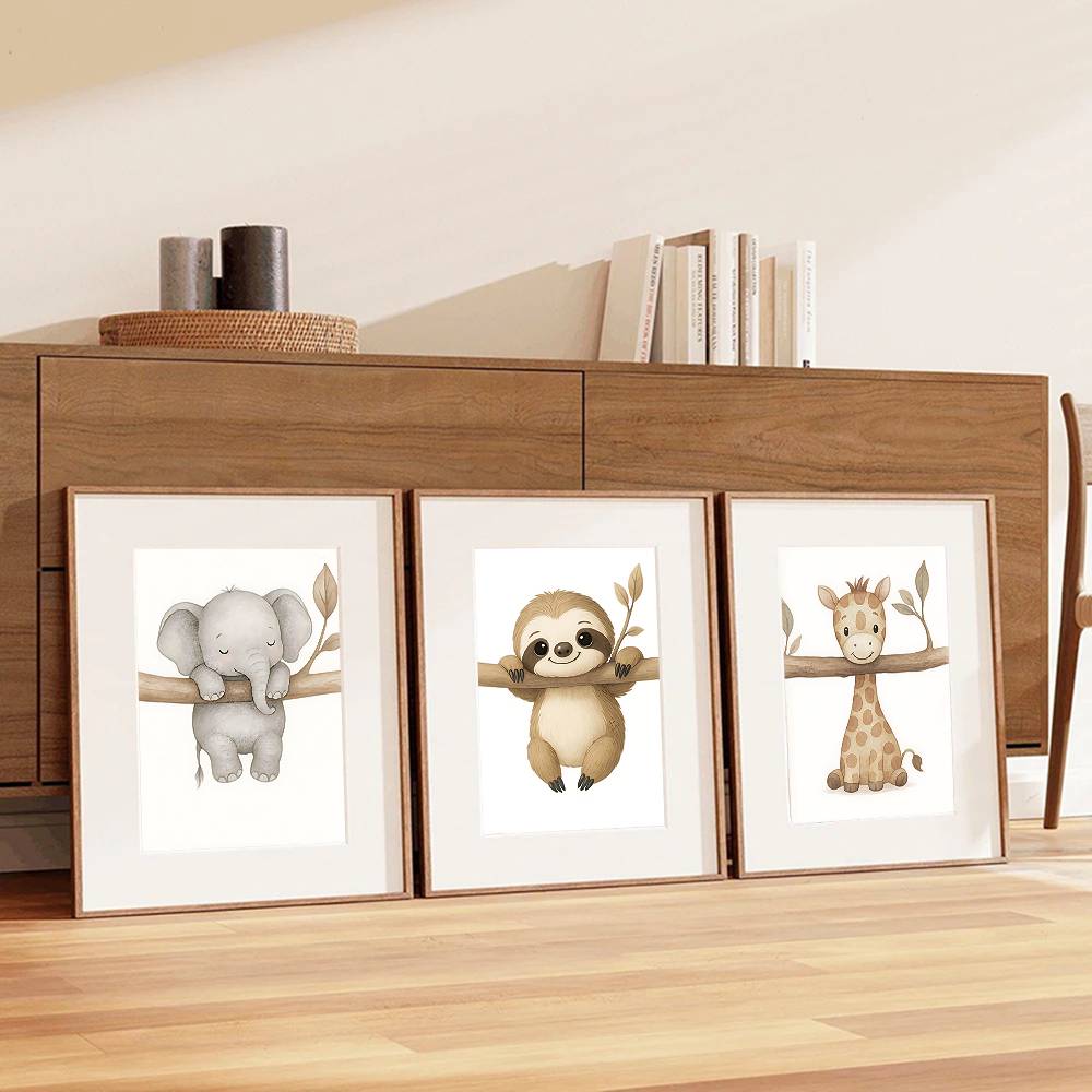 Arte de Parede Neutra Boho Saf - Baby Nursery Wallpaper Neutral avaliação e preço
