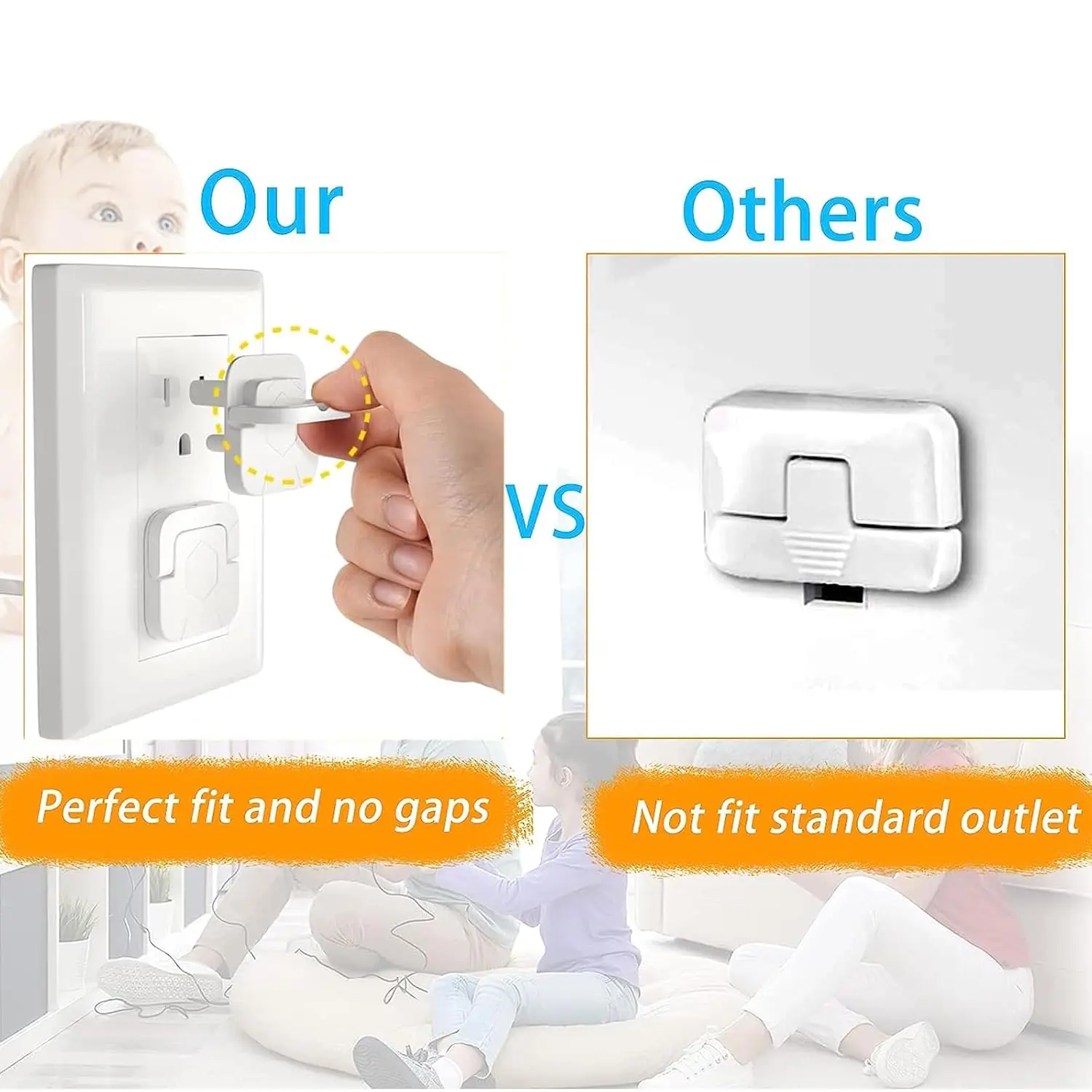 Protetores de Tomada para Bebê - Outlet Cover Childproof avaliação e preço