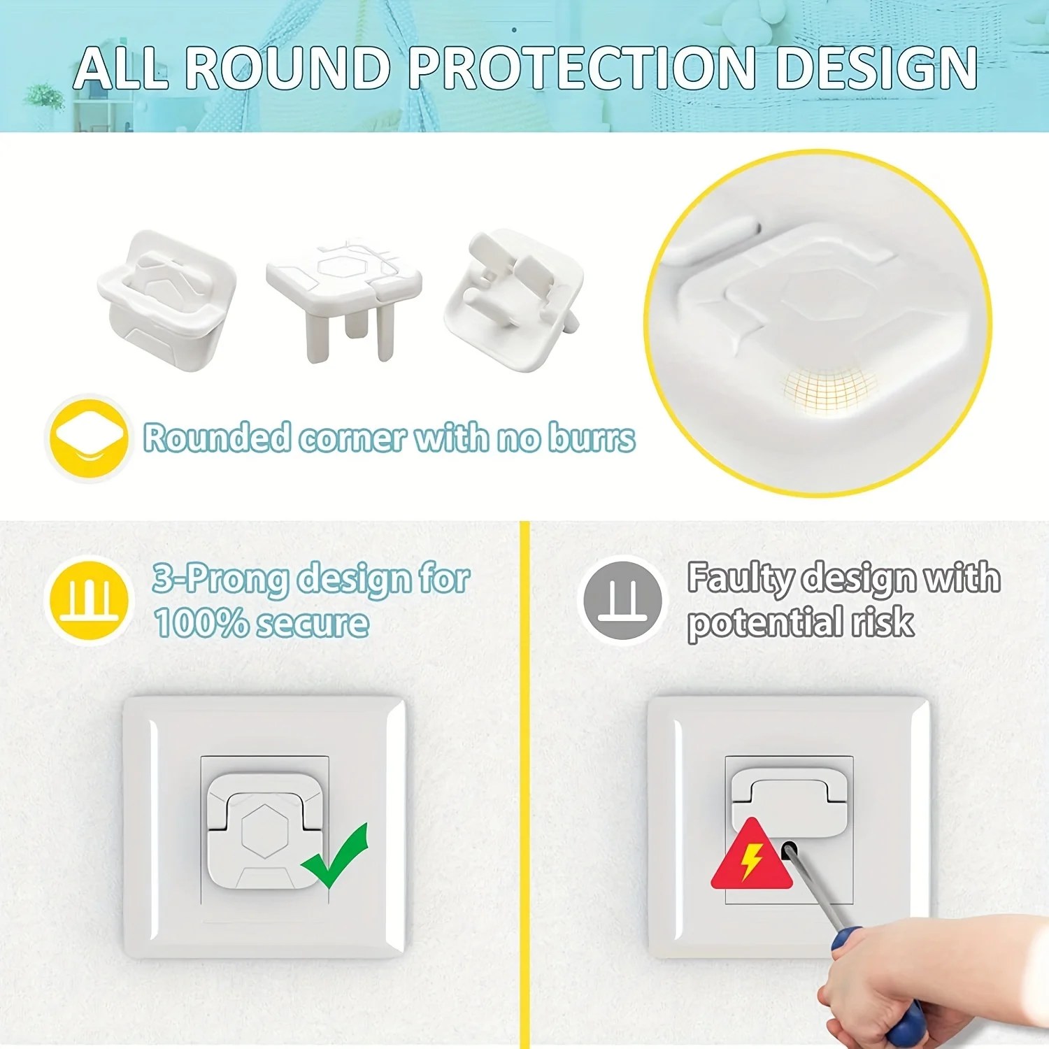 Protetores de Tomada para Bebê - Outlet Cover Childproof avaliação e preço