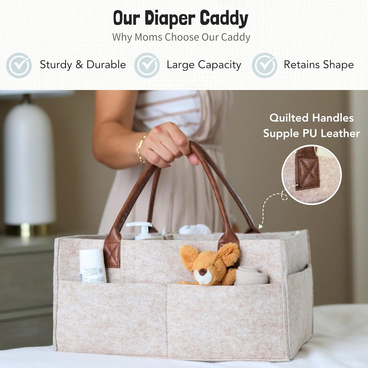 Cesto Organizador de Feltro pa - Baby Nursery Unisex avaliação e preço