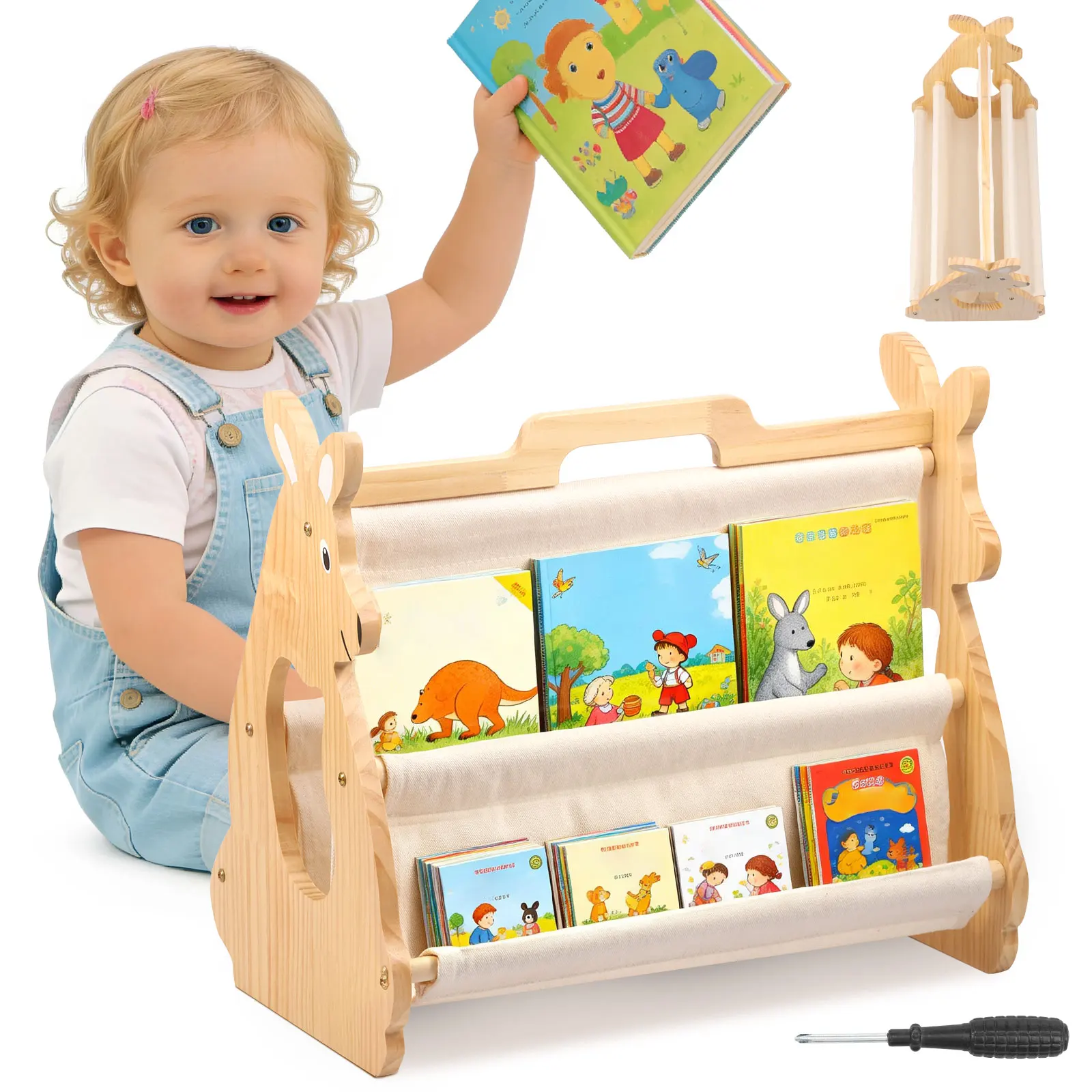 Estante de Livros para Criança - Baby Nursery Shelf avaliação e preço