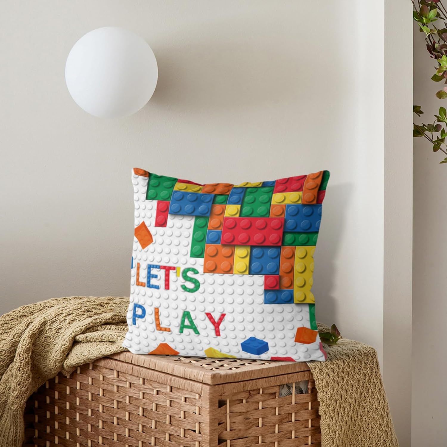 Capa de Almofada com Tema de B - Baby Nursery Chair avaliação e preço