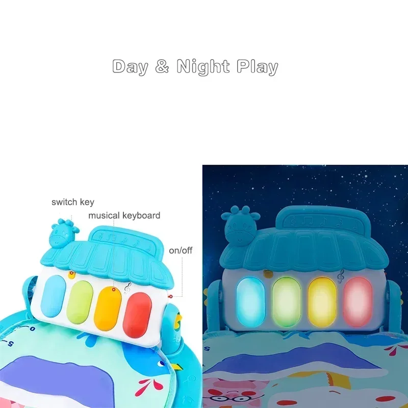 Baby Music Rack Play Mat, Tape - Baby Nursery Shelf avaliação e preço