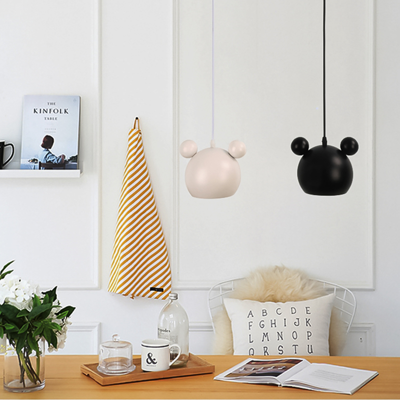 Moderno mickey luzes pingente  - Baby Nursery Light avaliação e preço