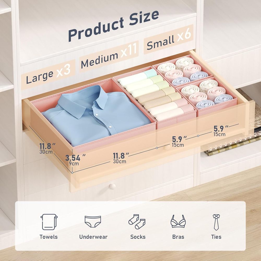 Organizadores de Roupas (20 Pe - Baby Nursery Drawers avaliação e preço