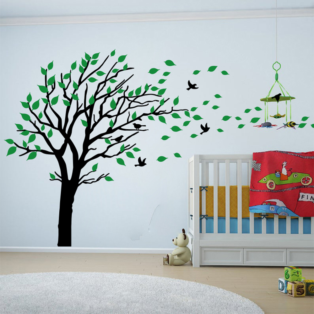 Decalque de parede de folhas g - Baby Nursery Colors avaliação e preço