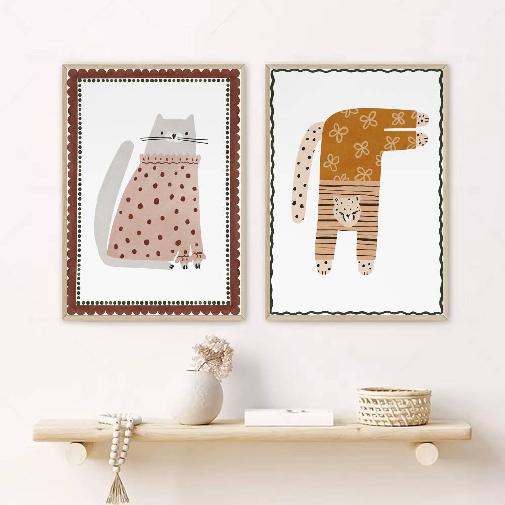Pôster Infantil Boho Neutro co - Baby Nursery Wallpaper Neutral avaliação e preço