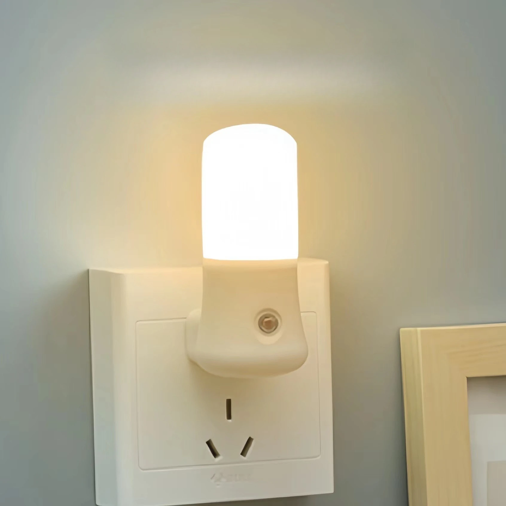 Led night light branco ue/ussp - Baby Nursery Light avaliação e preço