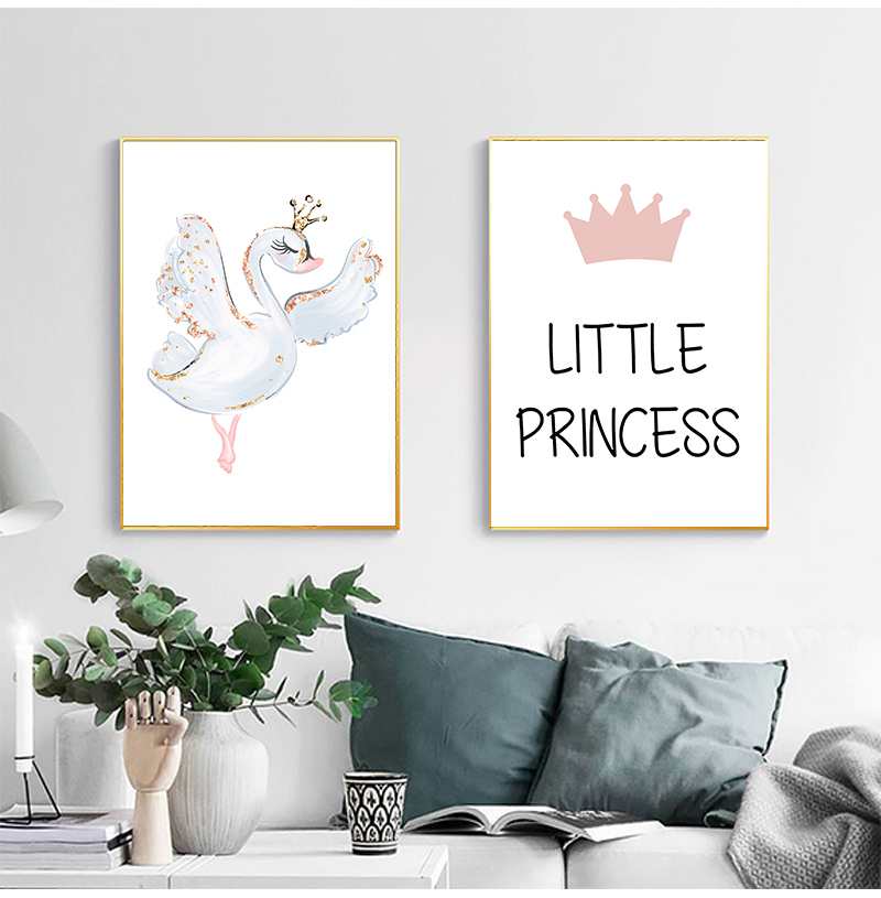 Pôster de lona sem moldura da  - Baby Nursery Pink avaliação e preço