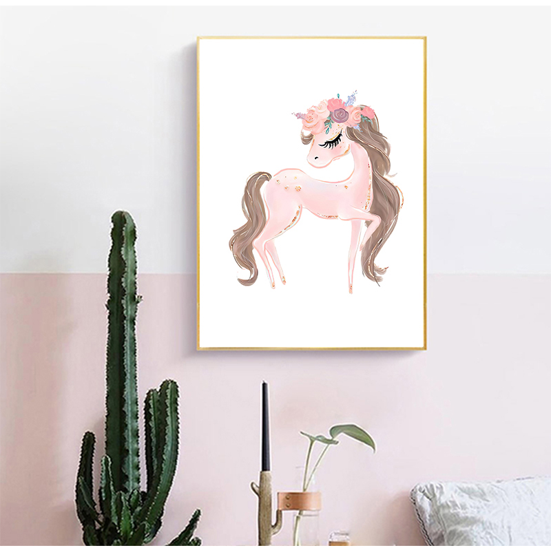 Pôster de lona sem moldura da  - Baby Nursery Pink avaliação e preço