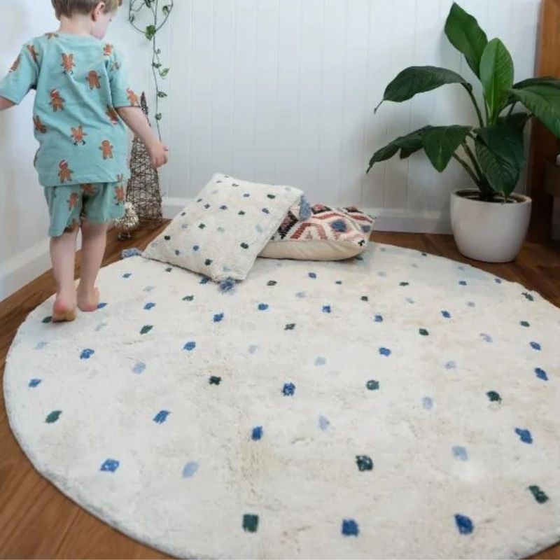 Tapete Fofo Redondo para Crian - Baby Nursery Mat avaliação e preço