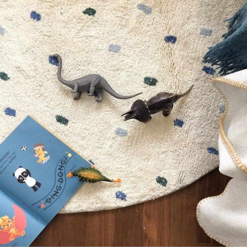 Tapete Fofo Redondo para Crian - Baby Nursery Mat avaliação e preço