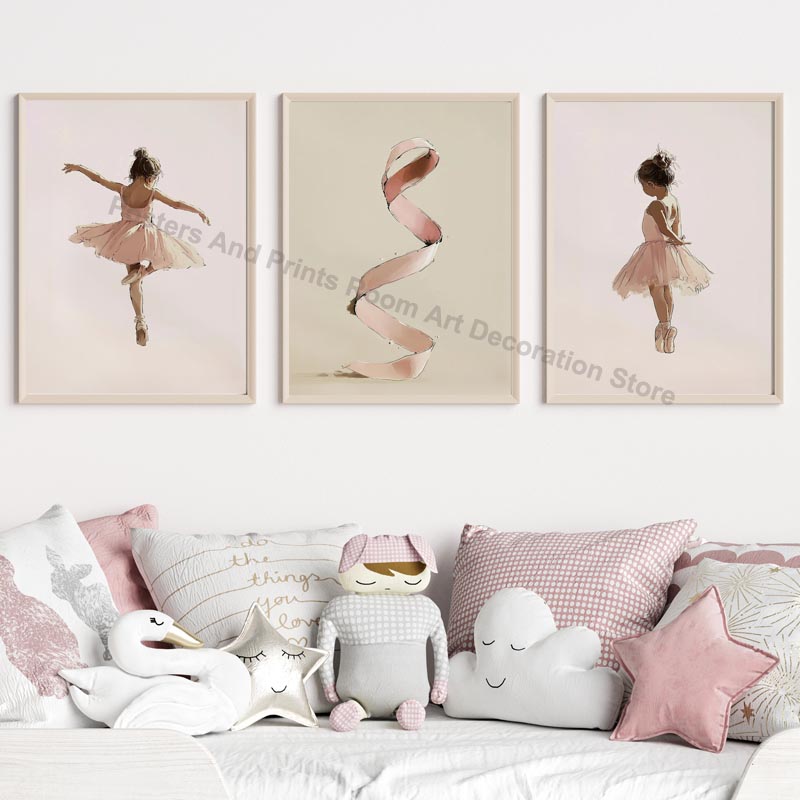 Pôster Moderno Rosa para Quart - Baby Nursery Pink avaliação e preço