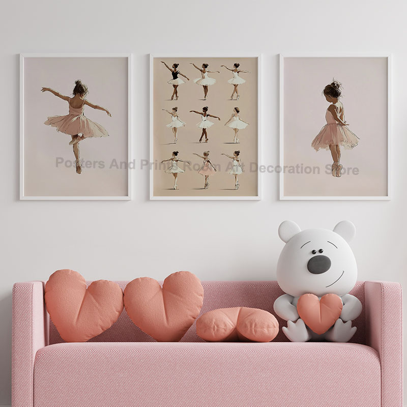 Pôster Moderno Rosa para Quart - Baby Nursery Pink avaliação e preço