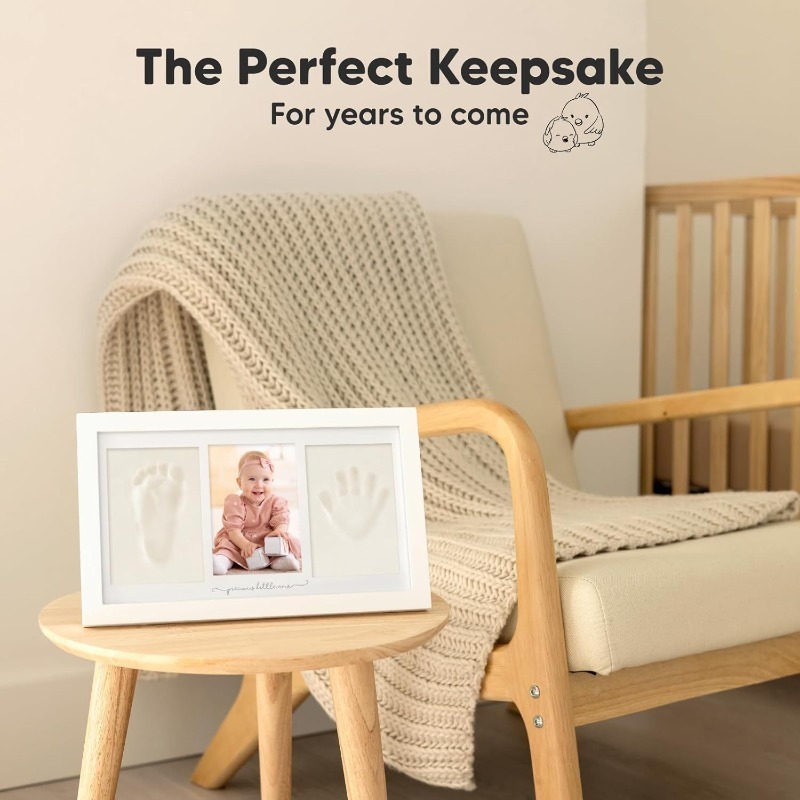 Kit de argila com pegada de mã - Baby Nursery Unisex avaliação e preço