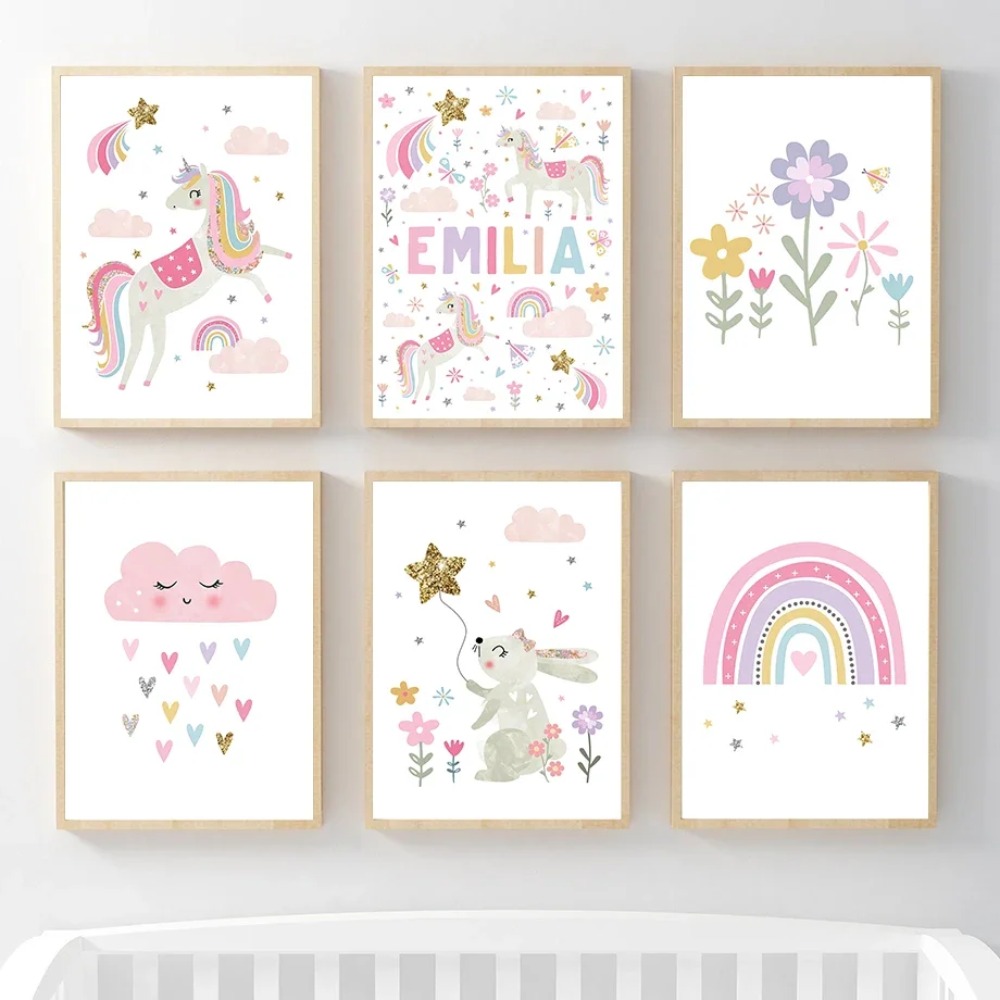Arte de Parede para Quarto de  - Baby Nursery Pink avaliação e preço