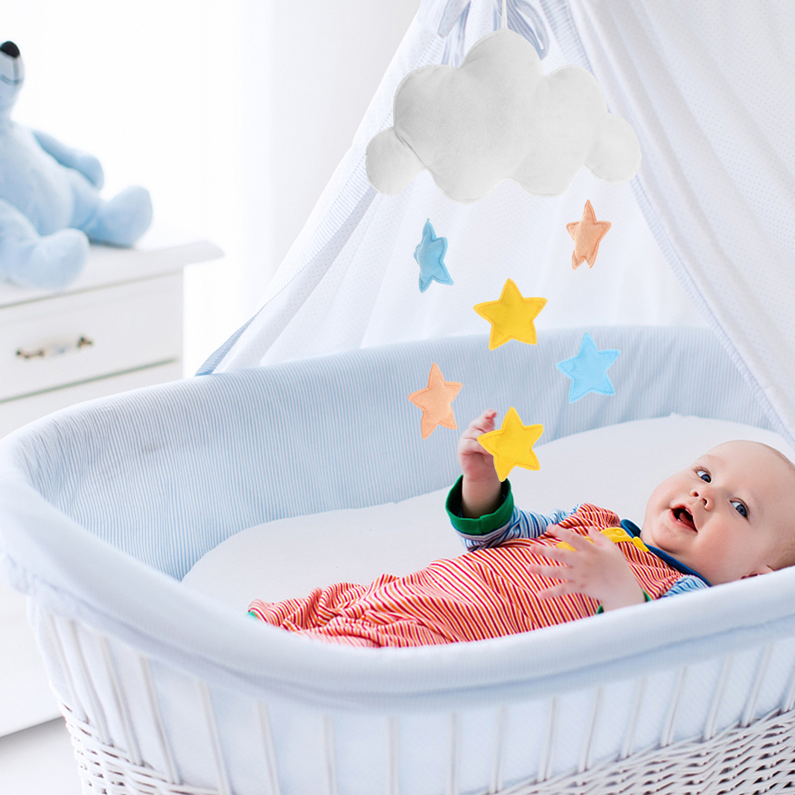 Decoração Suspensa Nuvem Gota  - Baby Nursery Colors avaliação e preço