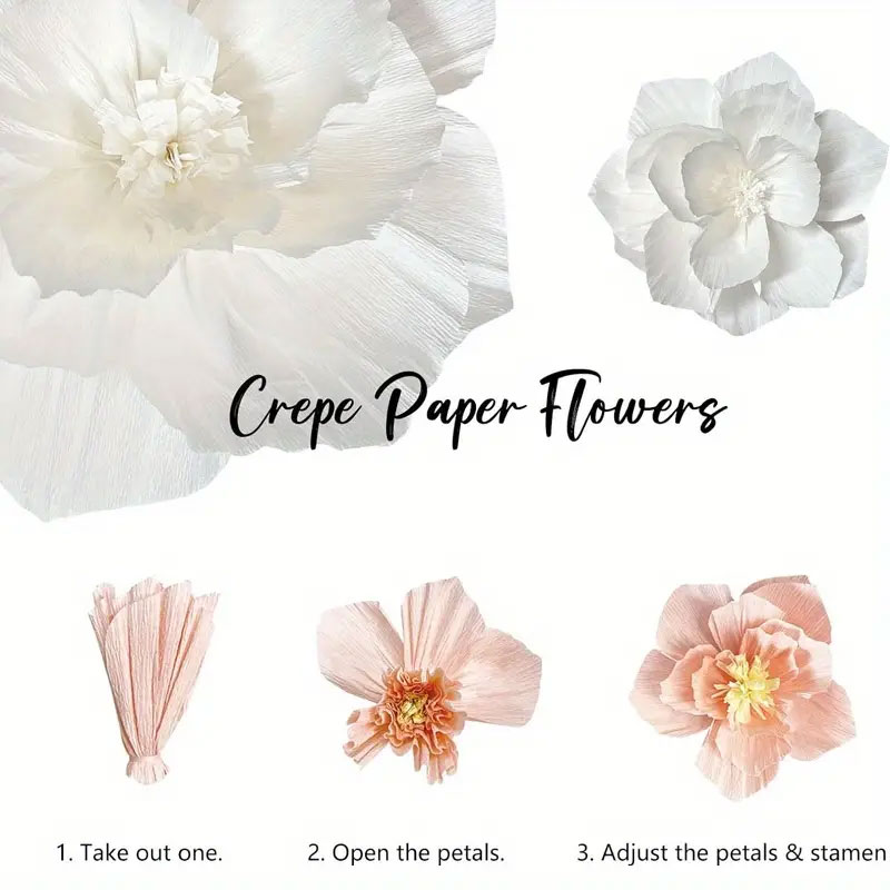 5 peças flor de papel rosa, pa - Baby Nursery Furniture Sets avaliação e preço