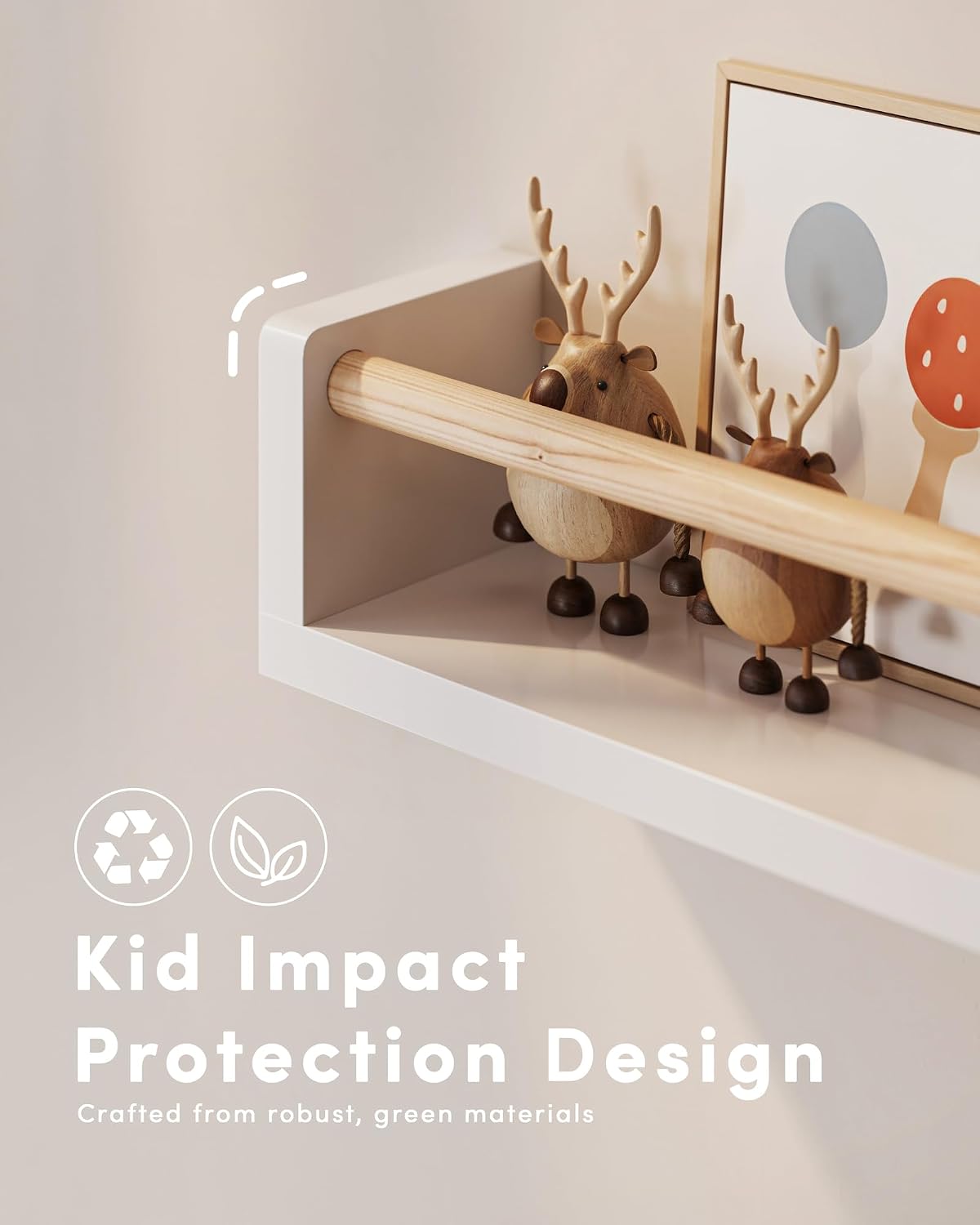 Conjunto de 3 prateleiras flut - Baby Nursery Shelf avaliação e preço
