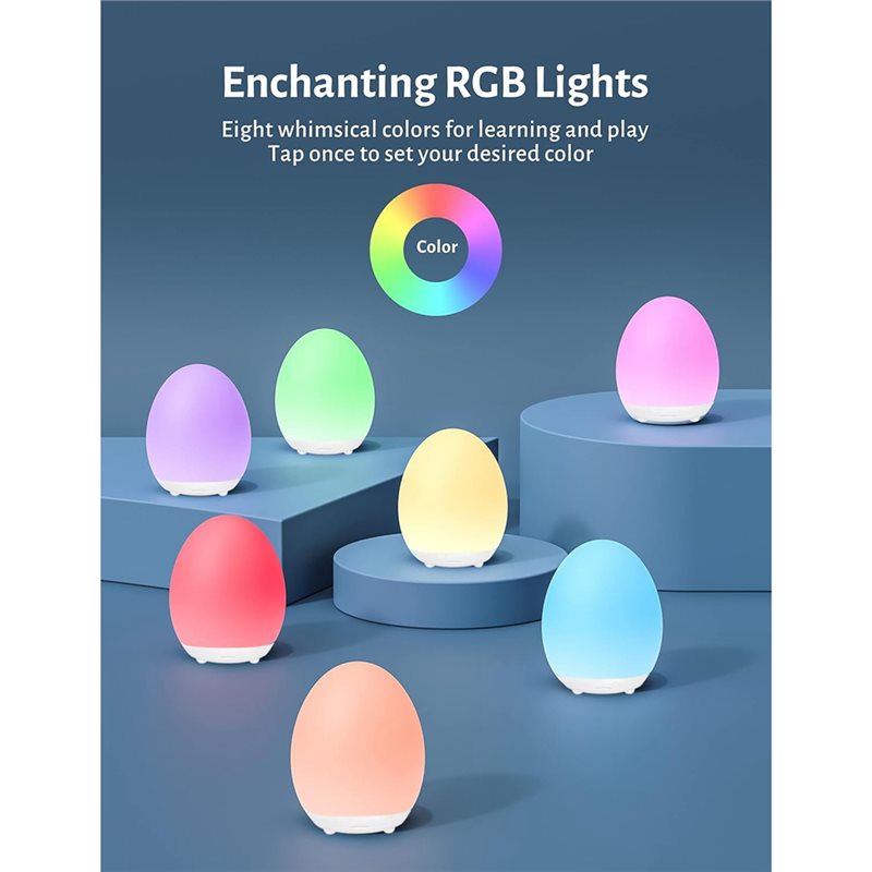 Luz Noturna LED em Forma de Ov - Baby Nursery Colors avaliação e preço