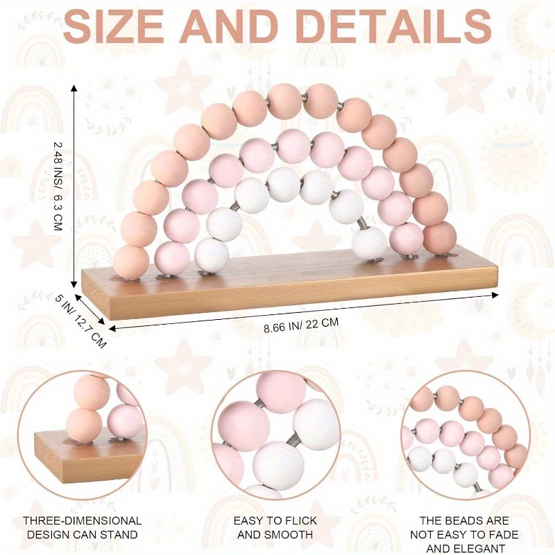 Arco-íris menina 3d decoração  - Baby Nursery Pink avaliação e preço