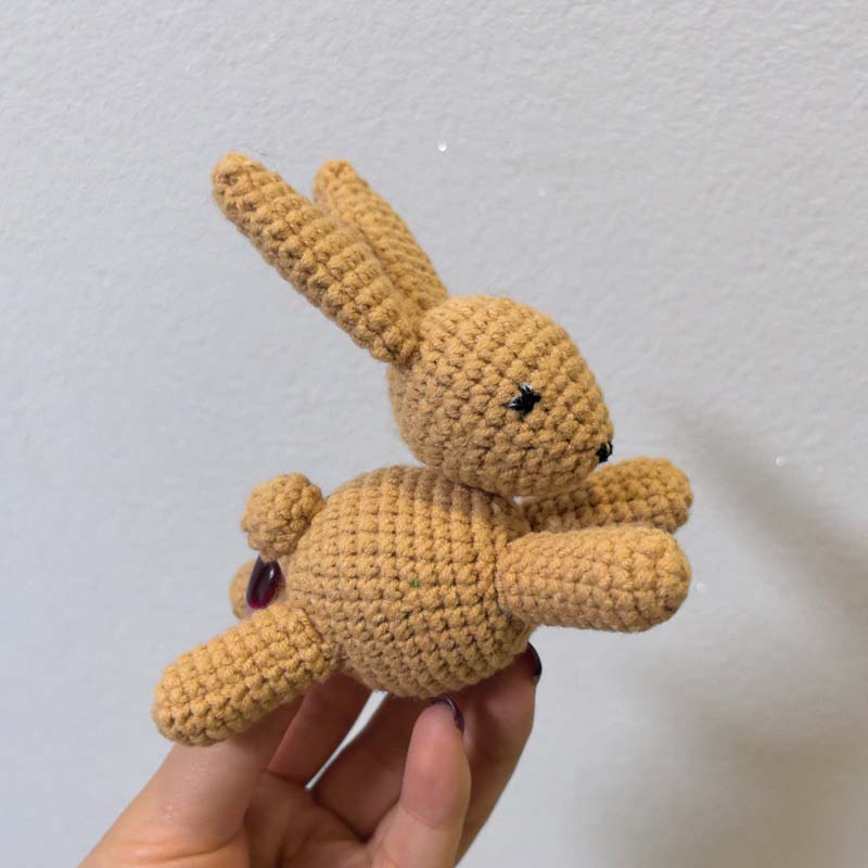 1 pçs adorável crochê coelho d - Baby Nursery Unisex avaliação e preço